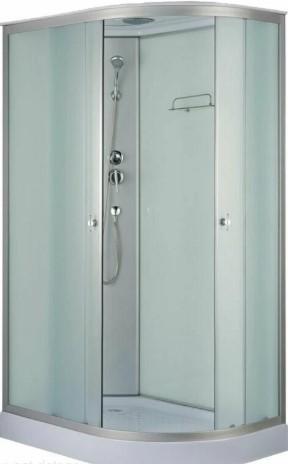 Кабина душевая "Niagara NG-3312-14L" 120*800*2150 см низкий поддон матовое стекло 3 мест