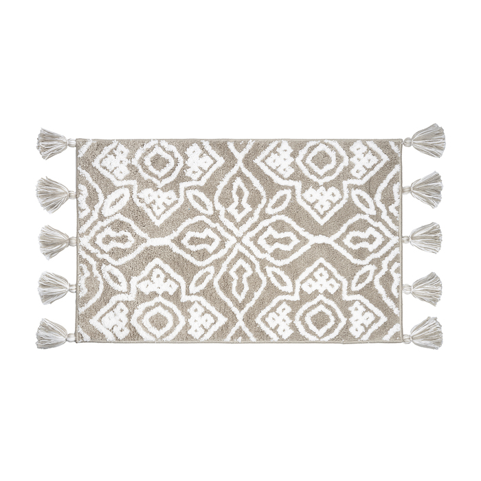 Коврик для ванной комнаты, 50x80, микрофибра, бежевый, ID DT02P58i12,