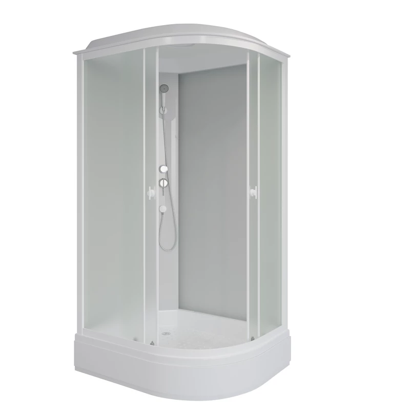 Кабина душевая "Niagara Promo P100/70/26L/MT" 100*70*215 стекло МАТОВОЕ 4 места
