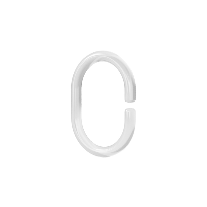 Transparent, Набор колец для шторы в ванную комнату, ID RID012P,