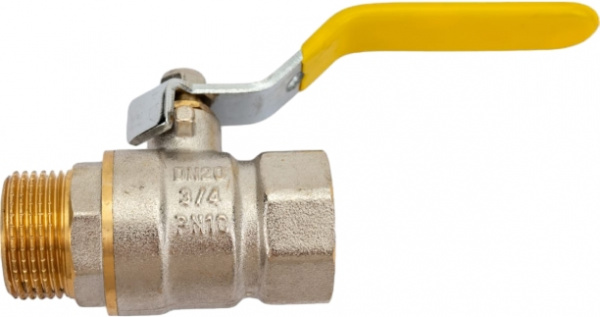 Кран шар. газ. 3/4" г-ш ручка