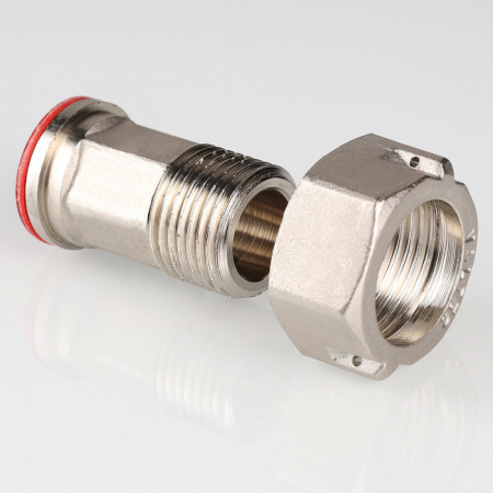 Полусгон с накидной гайкой для счётчиков 1/2" VALTEC (VTr.611.N.0004)