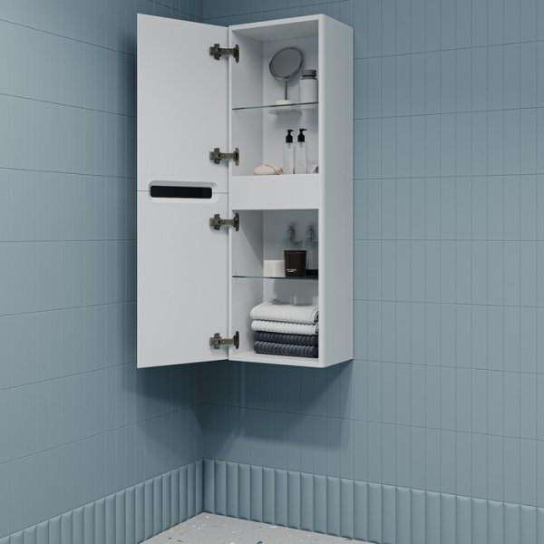 Пенал подвесной, 35 см, белый, Edifice, ID EDI35W0i97,