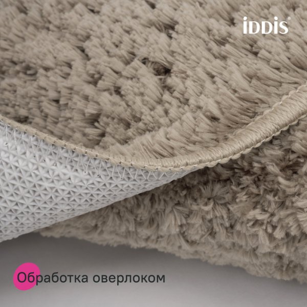 Коврик для ванной комнаты, 50x80, микрофибра, светло-коричневый, ID BSQS07Mi12,