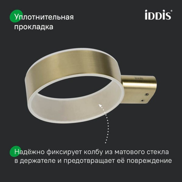 Ершик, нержавеющая сталь, Petite, золото матовое, ID PETG0SGi47,