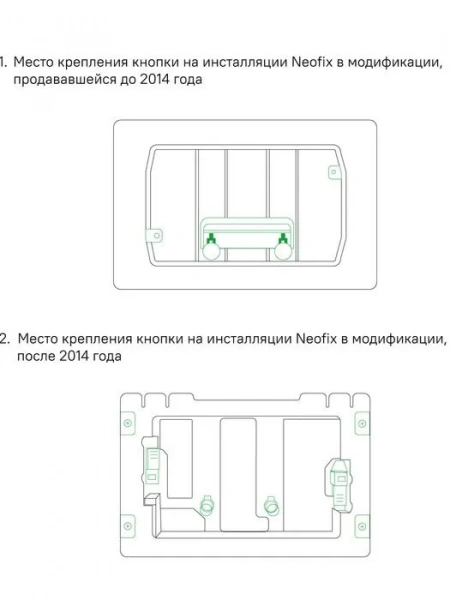 Клавиша смыва, универсальная "IDDIS Unifix" арт.UNI30M0i77 матовый хром