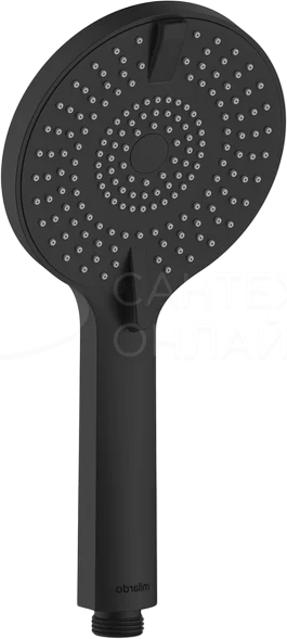 Лейка душевая "Milardo" Rora чёрная матовая ROR4FBRM18