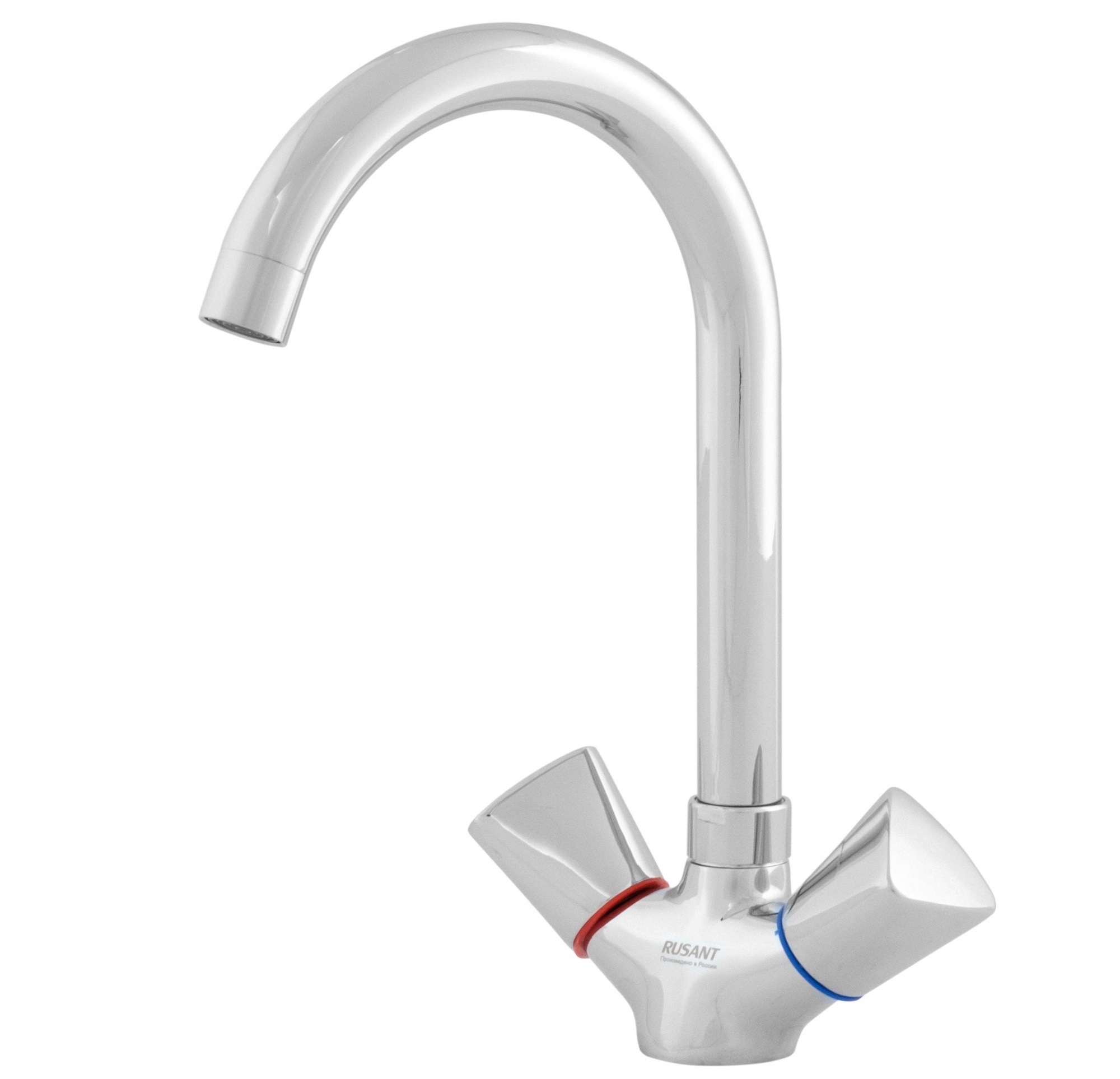 Смеситель кухня  LUX RUSANT RK450605-0 хром, латунь, шпилька