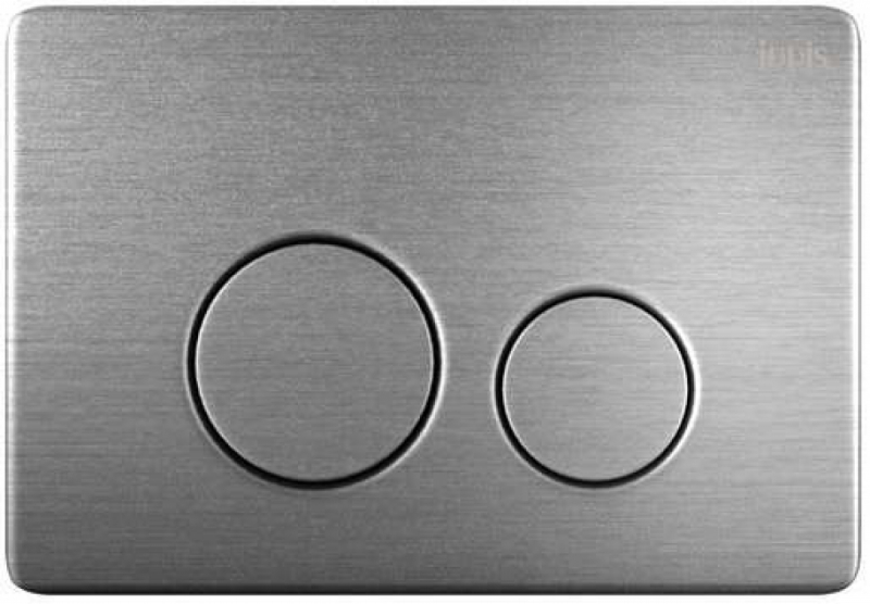 Клавиша смыва, универсальная "IDDIS Unisteel" арт.UNS10S0i77 нержавеющая сталь