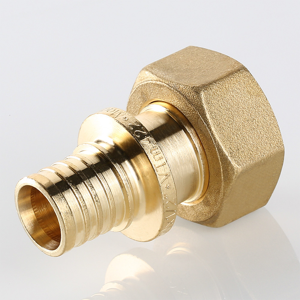 Соединитель надвижной с накидной гайкой VALTEC 16(2,2) х 1/2" (VTm.422.BG.001604)