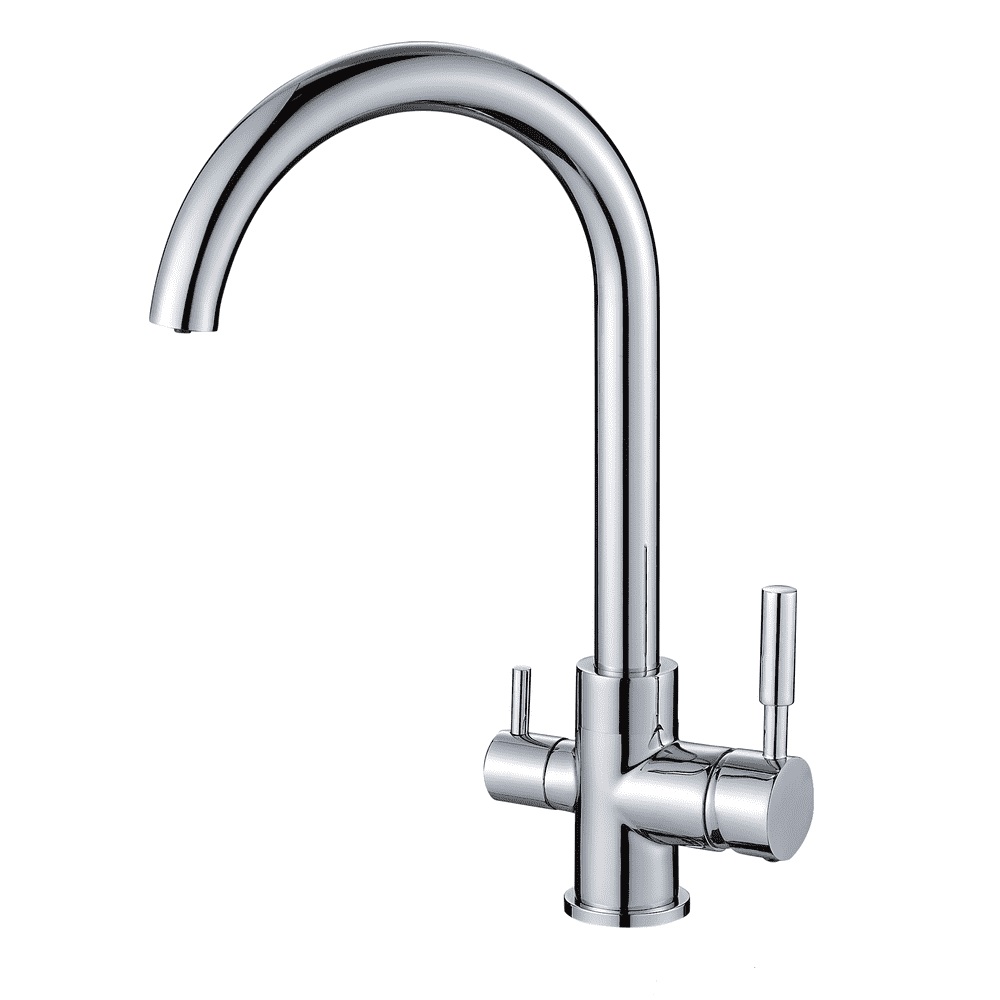 Смеситель кухня LUX RUSANT RK3931618-0L  хром, под фильтр,латунь,хром,картридж D35