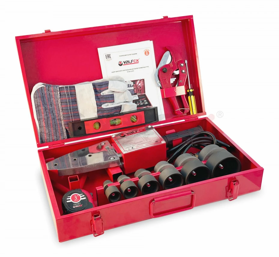 Аппарат сварочный (набор) VALFEX 005 SET, 1500w, 20-63 мм