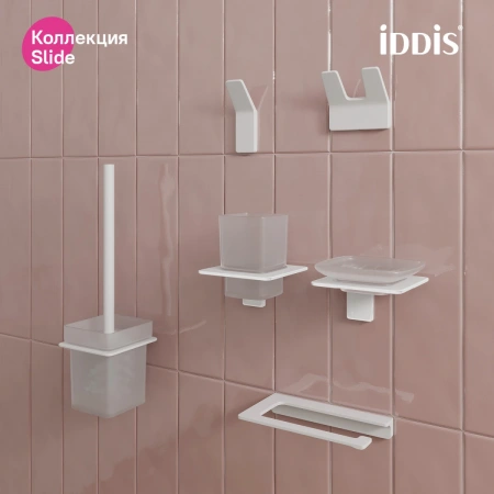 Крючок одинарный "IDDIS Slide" белый матовый SLIWT10i41