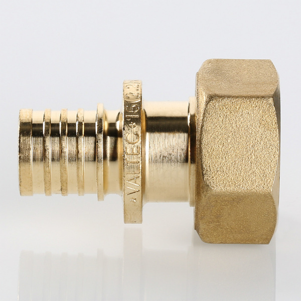 Соединитель надвижной с накидной гайкой VALTEC 16(2,2) х 1/2" (VTm.422.BG.001604)