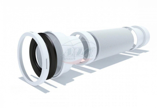 Гофра к унитазу растягивающаяся/ K 731 R АНИ (14 шт./уп)