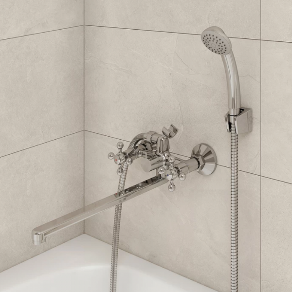 Смеситель ванны MILARDO "Duplex" DUPSBL2М10 с длинным изливом