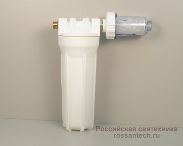 Фильтр "Aquapost Cold+Crystals" 1/2-3/4" комплект технического умягчения