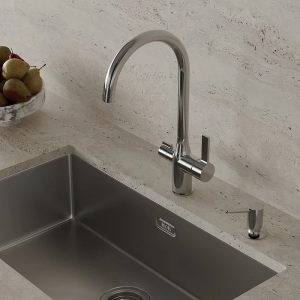 Дозатор "IDDIS Kitchen Line" латунь, черный матовый SDIBL00i59