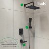 Излив скрытого монтажа "IDDIS Slide" черный матовый SLIBL0Si63