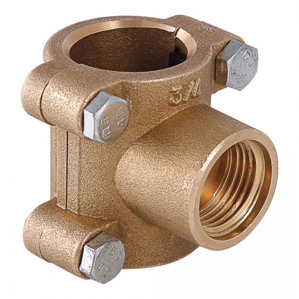 Водоотводчик VALTEC 1/2"х1/2"х1/2" вн. (VTr.755.G.0404) хомут врезной
