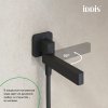 Излив скрытого монтажа "IDDIS Slide" черный матовый SLIBL0Si63