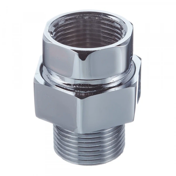 Американка для ПС прямая 3/4"-3/4" хром (пара) г-ш