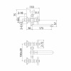 Смеситель ванны MILARDO "Duplex" DUPSB02М02