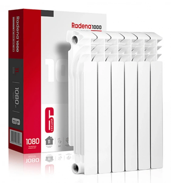 Радиатор биметаллический RADENA CS 1000 - 500/100 (1 секция, 180 Вт)