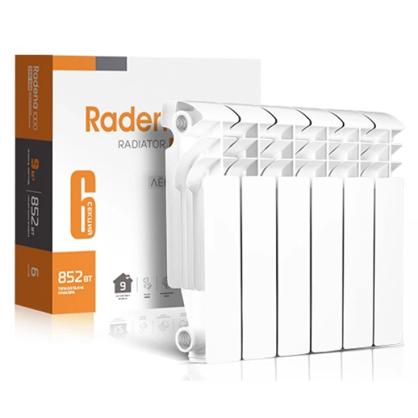 Радиатор алюм. RADENA R 1000 - 350/100 (1 секция, 142 Вт)
